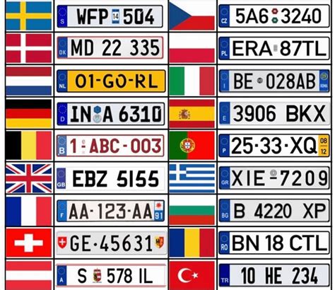 autokennzeichen europa